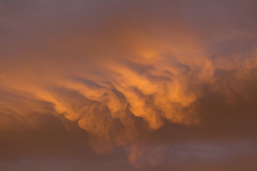 A sunset or sunrise
