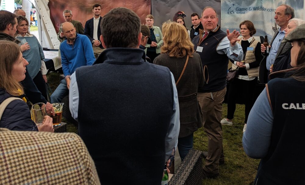 A countryside gathering at Moy